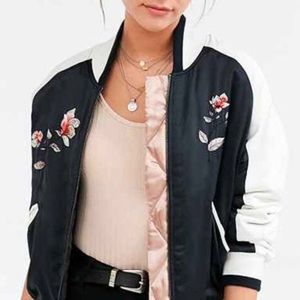 SOLD. Silence + Noise Stays On Tour Bomber Jacket